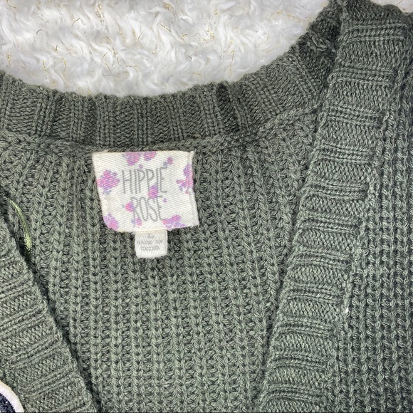 Hippie Rose Emoji Cardigan - Picture 2 of 9
